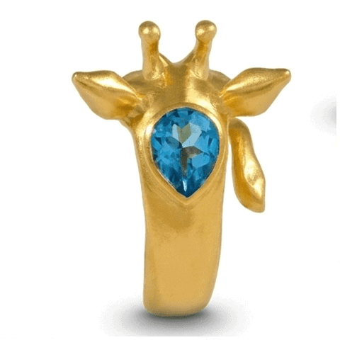 Top azul